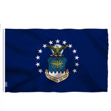 USAF-Bandera de la Fuerza Aérea de los Estados Unidos, Bandera de 3 'x 5', arandelas de latón Premium, 90*150cm 2024 - compra barato
