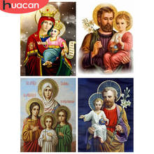 HUACAN 5d Diamond Painting Religious Mosaic Jesus DIY Diamond Embroidery Portrait Handicraft Home Decor Craft Kit 2024 - buy cheap