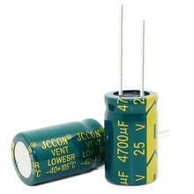 10x High Frequency Electrolytic Aluminum Capacitors 4700uF 4700mfd 25V +105℃ Radial 2024 - buy cheap