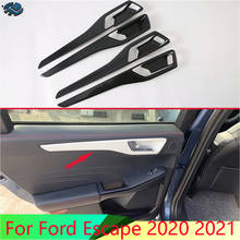 Для Ford Escape Kuga 2020 2021 углеродного волокна стиль крышка внутренней дверной ручки уловитель отделка вставка рамка Гарнир 2024 - купить недорого