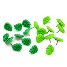 20pcs/set Plastic+Metal Thumbtacks Map Pin Pushpin Cork Board For Art Photo Mess Mixing Green 2024 - buy cheap