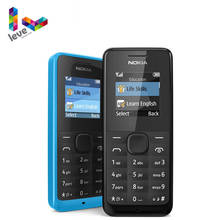 Nokia 105 Single&Dual Sim Version Phone GSM Support Hebrew Arabic Russian Keyboard Used Unlocked Mobile Phone 2024 - buy cheap