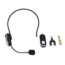 Head-mounted UHF Wearable Wireless Micophone MIC Transmitter Receiver  Mic with 6.5mm Audio Adapter for Teacher Tour Guides Host 2024 - buy cheap