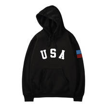 2020 Harajuku Hoodies USA Flag Hoodies USA Letter Sweatshirts Men Women Long Sleeve Hoodies Streetwear Hip Hop Fashion Hoodies 2024 - buy cheap