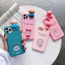 Case Russian Slogan 3D Cartoon Cute Four Pig For iPhone 11Pro Max XS Max XR 7 8 6 6s Plus 5 5s SE Soft TPU Silicone Back Cover 2024 - buy cheap