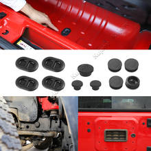 11pcs Rubber Tail Door / Chassis / Frame Hole Cover Waterproof Plug for Jeep Wrangler 2007-2017 Car Styling Accessories 2024 - buy cheap