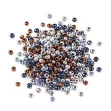 8000pcs/Set 12/0 Electroplated Grade A Glass Iris Round Seed Beads for DIY Necklace Handmade Making Accessorie Decor 2024 - buy cheap