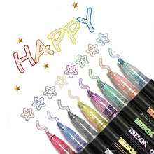 Художественный маркер, принадлежности для школы и офиса, Детские принадлежности для рисования, набор акварельных ручек, 8 цветов, маркер, моющаяся ручка для рисования, 5 мл 2024 - купить недорого