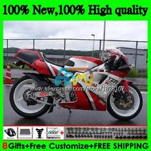 FZR250RR For YAMAHA FZR250R FZRR FZR 250R FZR250 86 87 88 89 Silver red 127BS.26 FZR 250 FZR-250 1986 1987 1988 1989 Fairings 2024 - buy cheap