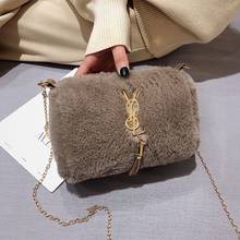 2019 New Women's Bag Shoulder Bag Korean Cute Plush Women's Bag Lady Messenger Bag Chain Bag womens handbags and purses 2024 - buy cheap