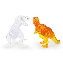 3D пазл-динозавр с кристаллами, 50 шт./компл., Модель для сборки, детская игра «сделай сам», Обучающие игрушки, подарок 2024 - купить недорого