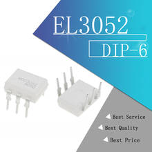 10 шт. EL3052 DIP6 MOC3052 Triode и SCR Выходная оптопара 600PBV 5000Vrms to + 100 Op -55 Temp новый оригинальный 2024 - купить недорого