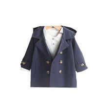 Chaqueta con capucha para niños y niñas, abrigo de gabardina de marca para otoño y primavera, 2020 2024 - compra barato