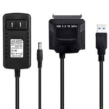 Adaptador de Cable USB de 3,0 a 3,5 pulgadas, convertidor de unidad de disco duro SATA HDD SSD 2024 - compra barato