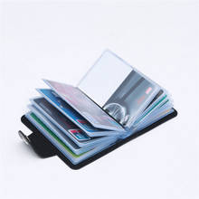 12 Bit 2sided Credit Card Holder Waterproof Plastic Card Sets Business Card Pack Bus Card Bag Women Purse Men Wallet 2024 - buy cheap