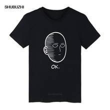 OK One Punch Man T Shirt Superhero Saitama Oppai T-shirt Men Tops Cotton Short Sleeve Vintage Anime Funny Tshirt Graphic Tees 2024 - buy cheap