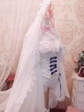 [Customized] Anime Re:Life In A Different World From Zero Rem Gorgeous Wedding Dress Cosplay Costume  Halloween Free Shipping. 2024 - buy cheap