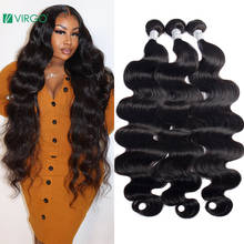 Virgo 30 40 Inch Brazilian Hair Weave Bundles Body Wave Human Hair Weave Bundles Long Remy Hair Extensions 1 3 4 PCS Hair Weft 2024 - buy cheap