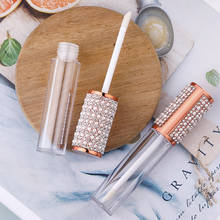 Empty Lip Gloss Tube Clear Lip Balm Tubes Containers Plastic Lipstick Refillable Bottles Lipgloss Tube With Silver/Rose Gold Lid 2024 - buy cheap