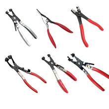 Auto Hose Clamp Plier Set Car  Angled Clip Plier Cable Type Flexible Wire Long Pliers Tube Bundle Removal Repair Tool New 2024 - buy cheap