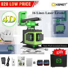 NeW 16 line 4D laser level 360 Vertical And Horizontal Laser Level Self-leveling Cross Line 4D Green Laser Level with outdoor 2024 - buy cheap