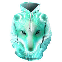 Space Galaxy Wolf Hoodie Hoodies Men Women 2019 New Fashion Spring Autumn Pullovers Sweatshirts Sweat Homme 3D Tracksuit 2024 - buy cheap