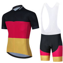 2021 Black red yellow Team Cycling Jersey Customized Road Mountain Race Top Cycling Clothing max storm bike wear racing clothes 2024 - buy cheap