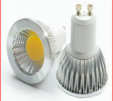 Bombilla LED superbrillante GU10 regulable, 85-265V, 6W, 9W, 12W, GU10 COB, GU10 / E27 / E14 /GU5.3 2024 - compra barato