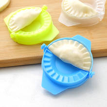 4 pçs dispositivo do fabricante de bolinho de bolinho novo ferramentas de cozinha de plástico bolinho jiaozi fabricante dispositivo fácil diy bolinho molde aparelhos de cozinha 2024 - compre barato