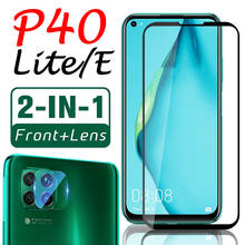 P40 lite case e for huawei p 40 40lite with camera lens phone cases cover P 40 Light P40lite 40P Protective Film 2 in 1 bumper 2024 - buy cheap