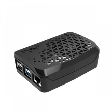 Аргон поли + Raspberry Pi 4 чехол с отверстиями Черный ABS Пластик Micro SD карты и USB порты 2024 - купить недорого