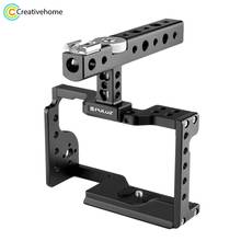 PULUZ Video Camera Cage Stabilizer with Handle for Sony A6600 / ILCE-6600(Black) 2024 - buy cheap