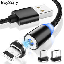 BaySerry Magnetic Charger Cable Type C Micro USB Magnet Fast Charging USB Type C Cable for iphone 12 11 Samsung S21 S20 Xiaomi 2024 - buy cheap