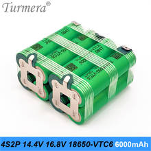 Vtc6-conjunto de baterias, 6000mah, 14.4v, 16.8v, 3000mah, 30a liion de bateria para 16.8v, chave de fenda, bateria personalizada, turmera 2024 - compre barato