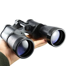 2021 New 10X50 Binoculars Telescope Eyepiece HD Professional Powerful Russian Military Hunting Field-Glasses Lens Blue Bak4 2024 - buy cheap
