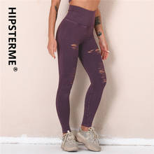Hipsterme Ripped Yoga Pants Women High Waist Seamless Gym Leggings Fitness Sports Push Up Leggins Workout Elastic Running Tights 2024 - buy cheap
