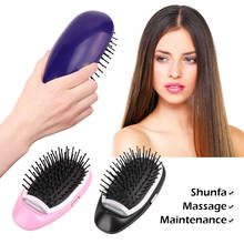 3 Colors Portable Electric Ionic Hairbrush Massage Brush Washing Shower Hair Comb Mini Head Meridian Massage Hair Brush Comb NEW 2024 - buy cheap