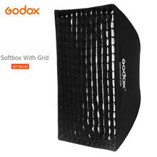 Godox-paraguas Reflector Softbox de 60x90cm + rejilla de luz de panal, caja suave para TT600 TT685 V860II, accesorios de fotografía 2024 - compra barato