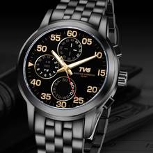 2021 Fashion Luxury Black Wristwatches Men Dual Display Quartz Watch Men Multifunction Sport Watches TVG Clock Relogio Masculino 2024 - buy cheap