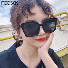 FOOSCK High Quality Oversize Women Brand Designer Luxury Sun Glasses Retro Sun Glasses Vintage Female  UV400 De Sol Oculos 2024 - buy cheap