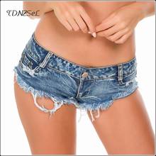 2020 New Sexy Low Waist Blue Tassel Ripped Denim Shorts Women Slim Summer Show Hips Mini Jeans Shorts Spodenki Damskie Jeansowe 2024 - buy cheap