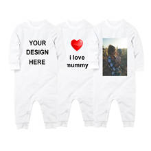 Long Sleeve Newborn Baby Rompers Onesies Custom Personalized One Pieces Active Jumpsuit Infantil Vestidos Design 2024 - buy cheap