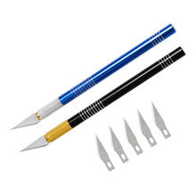 LMDZ stainless steel scalpel tool kit non-slip blade mobile phone PCB DIY repair cutting tool animal sculpture hand tool 2024 - buy cheap