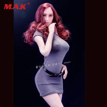 in stock 1/6 female action figure woman sexy OL dress suit stretch close fit 12" Female Figure body 2024 - buy cheap