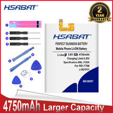 Аккумулятор HSABAT 0 Cycle 4750mAh L14D1P31 для Lenovo PB1-770N PB1-770M PHAB Plus, высококачественный запасной аккумулятор 2024 - купить недорого