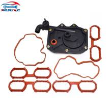 SMILING WAY# Intake Engine Manifold Cover Gasket Seals & PCV Crankcase Vent Valve For BMW 530i 540i 740i 740iL 840Ci X5 Z8 2024 - buy cheap