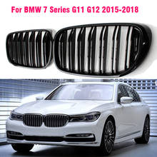 M style Front Grill  For BMW 7 Series G11 G12 2015 2016 2017 2018 730li 740li 750li 730d Gloss Black Grills 2024 - buy cheap