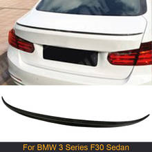 Spoiler de fibra de carbono para bmw, para os modelos 3 series f30 sedan, 4 portas, 2013-2016, 320i, 325i, 328i, 335i 2024 - compre barato