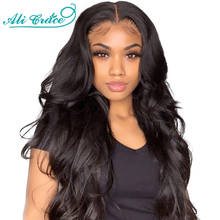 Ali Grace Body Wave13x6 Lace Front Wig with Baby Hair Brazilian straight Wave Wigs Pre-plucked 13x6 Lace Front Human Hair Wigs 2024 - buy cheap