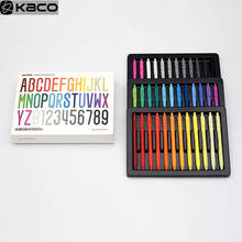 Kaco 36pcs/Set Gel Pens Colored 0.5MM Black Ink Refills Rods Creative Letter Stylo STATIONARI School Offce Writing caneta SUPPLI 2024 - buy cheap